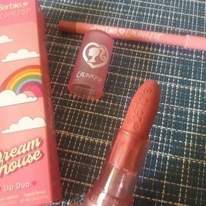 Colourpop x Barbie lip set in Dream House